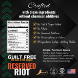 Shake to Elevate – Guilt Free Reserved Riot (Medium Spicy) No Salt & No Sugar Seasoning