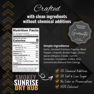 Shake to Elevate - Smokey Sunrise No Salt BBQ Dry Rub Seasoning