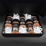 Shake to Elevate - No Salt BBQ Dry Rub Collection Seasoning Gift Box Set | No Salt Seasoning | Heart Healthy | Diet Friendly | 0% Chemical Additives | 0% Preservatives or Color | All Natural Ingredient & Listed (set of 5 flavors)