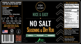 Shake to Elevate – Nice & Easy (Extra Mild) No Salt Seasoning & Dry Rub