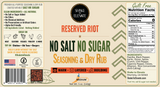 Shake to Elevate – Guilt Free Reserved Riot (Medium Spicy) No Salt & No Sugar Seasoning & Dry Rub